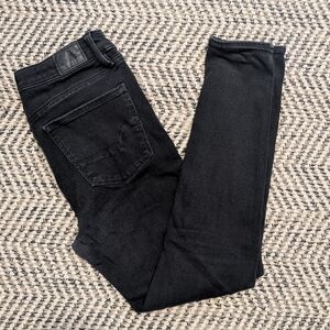 American Eagle Black Super High-Rise Jeggings